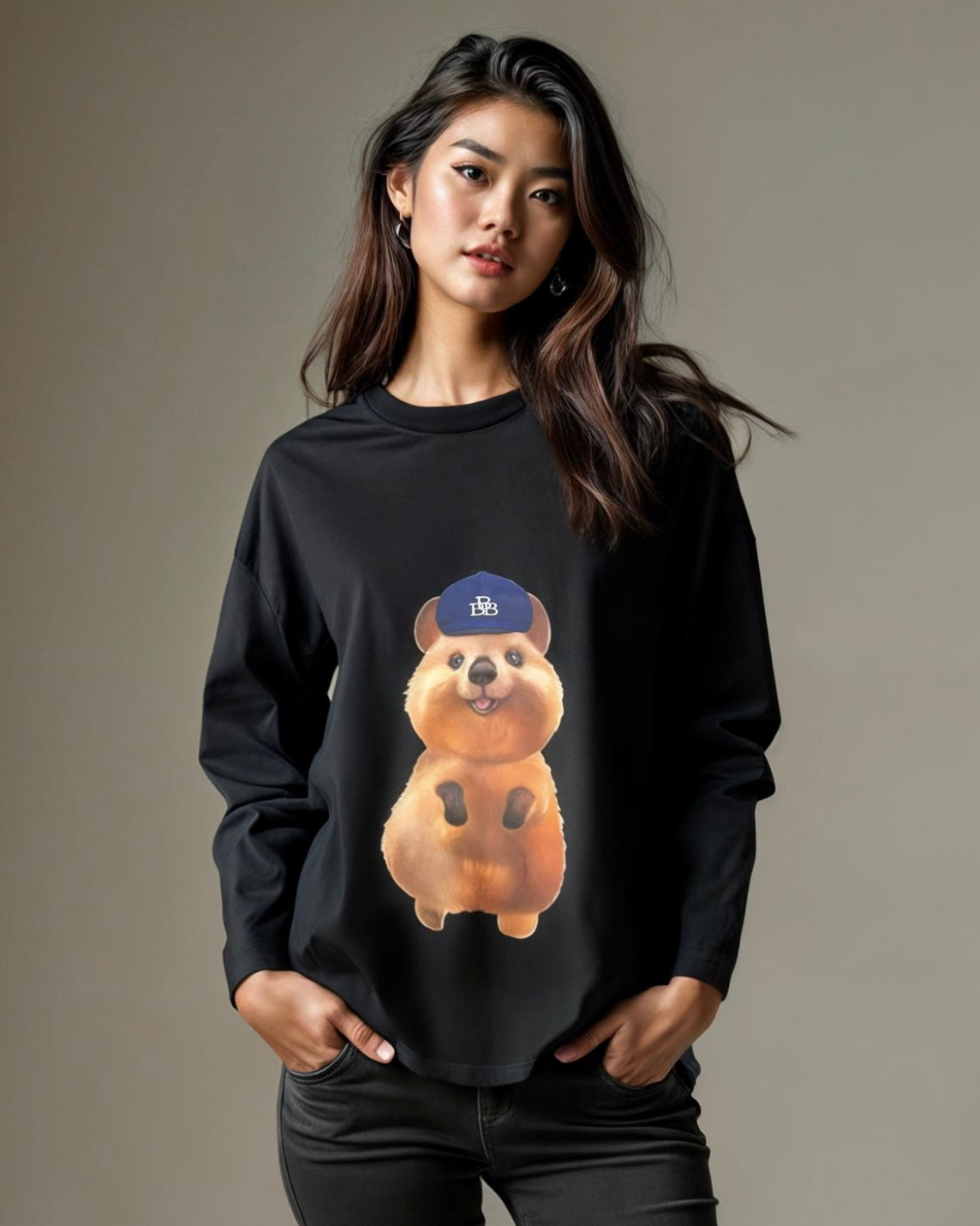 A stunning long-sleeve shirt from the Korean brand BBB