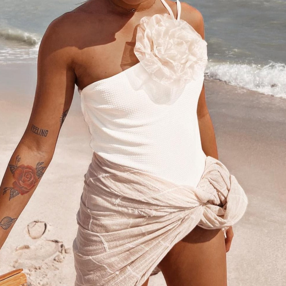 "SUN FLOWER" One Piece Swimsuit