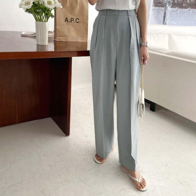"Cassia" High-Waist Pants