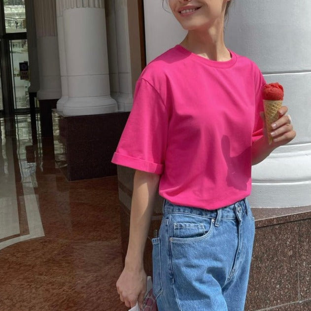 "Lucie" Cotton T-Shirt