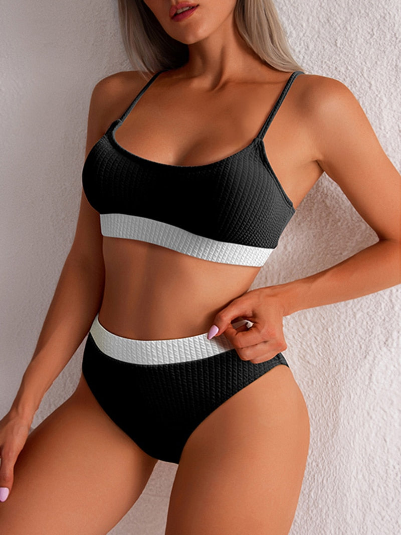 "Isabelle" High-Waist Bikini Set