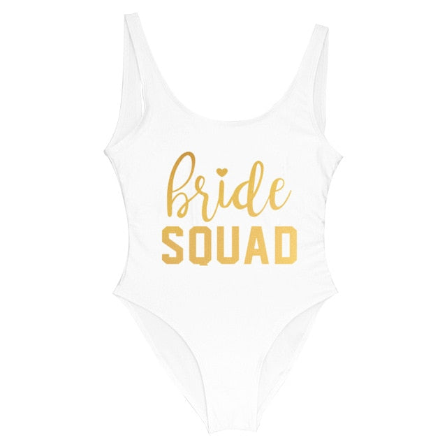 Bachelorette Party One Piece Swimsuit