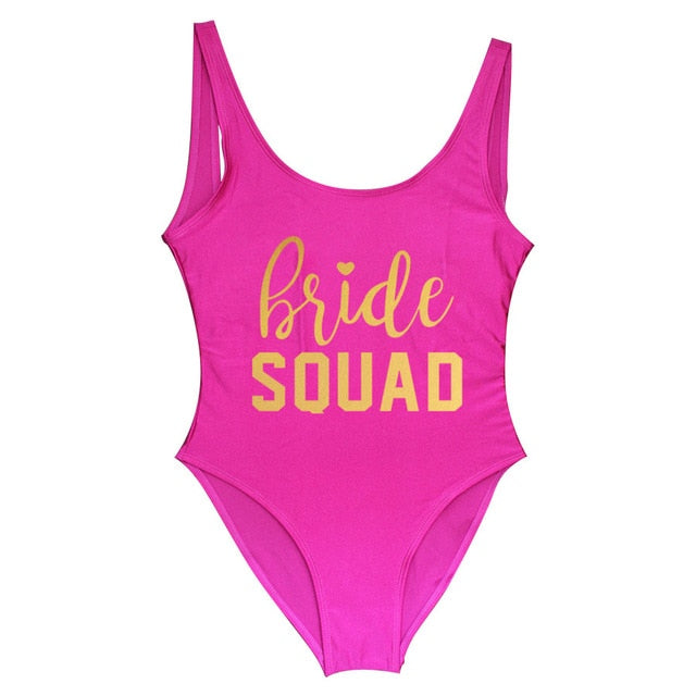 Bachelorette Party One Piece Swimsuit
