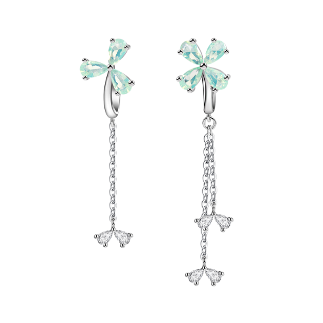 "Ricka" Clover Earrings