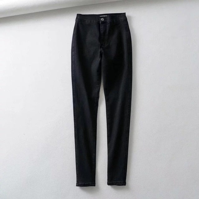 Skinny High Waist Pencil Jeans