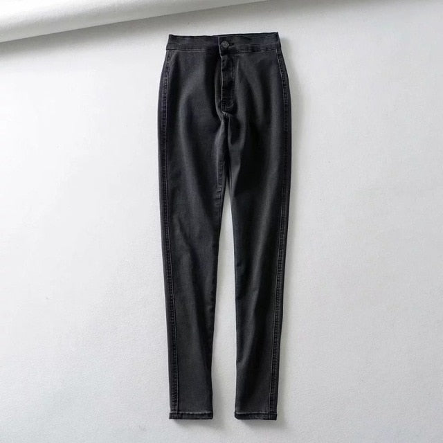 Skinny High Waist Pencil Jeans