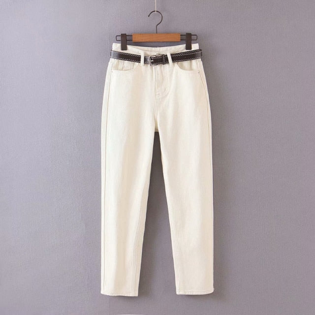High Waist Loose Denim Jeans
