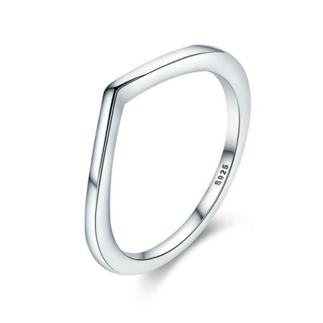 "Shimmer" Silver Ring