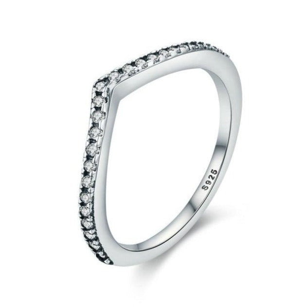 "Shimmer" Silver Ring
