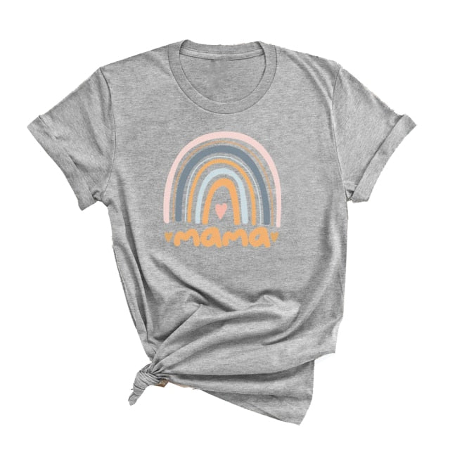 "MAMA" Rainbow T Shirt