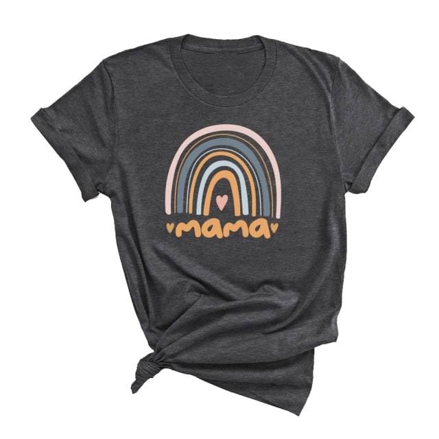 "MAMA" Rainbow T Shirt