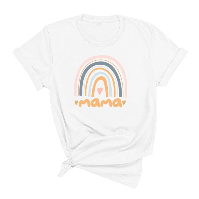 "MAMA" Rainbow T Shirt