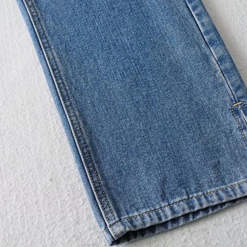 High Waist Jeans-Side Opening
