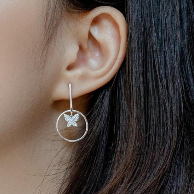 'Yuli' Butterfly Earrings