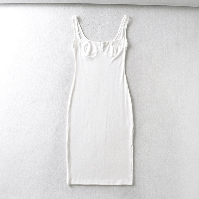 "Jemma" Sleeveless Midi Dress
