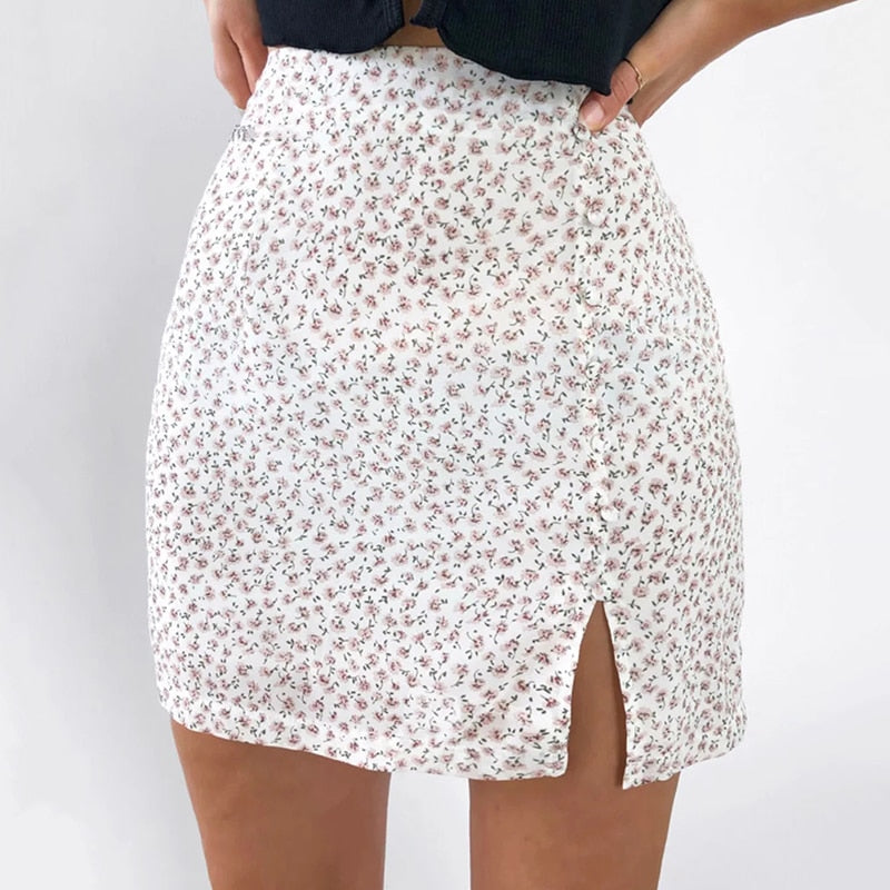 "Lus" High Waist Mini Skirts