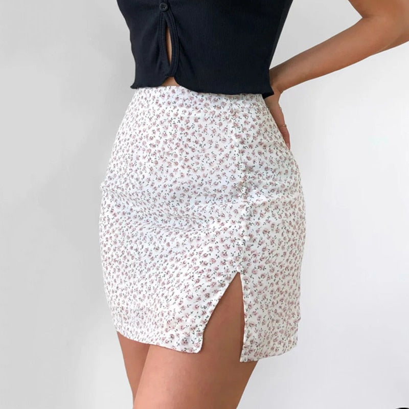 "Lus" High Waist Mini Skirts
