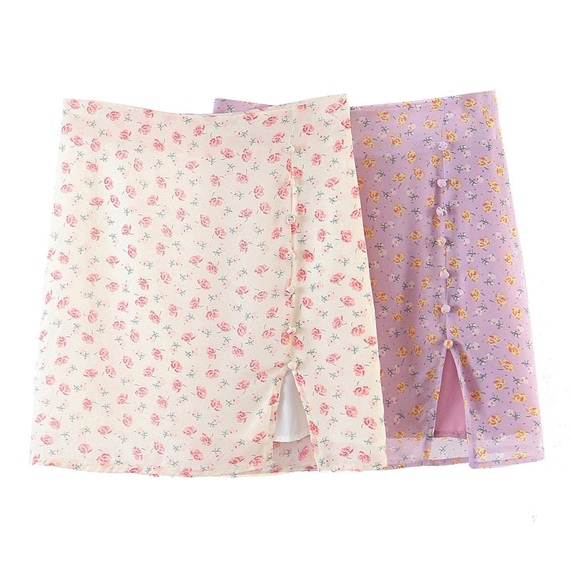 "Lus" High Waist Mini Skirts