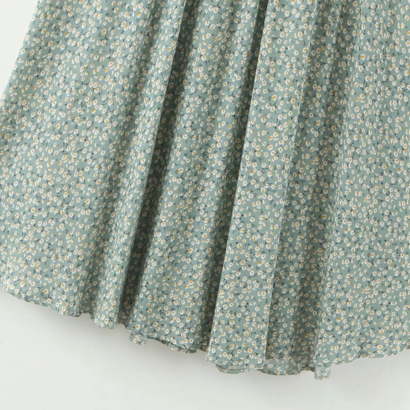 "ONLY" A-line High Waist Floral Print skirt