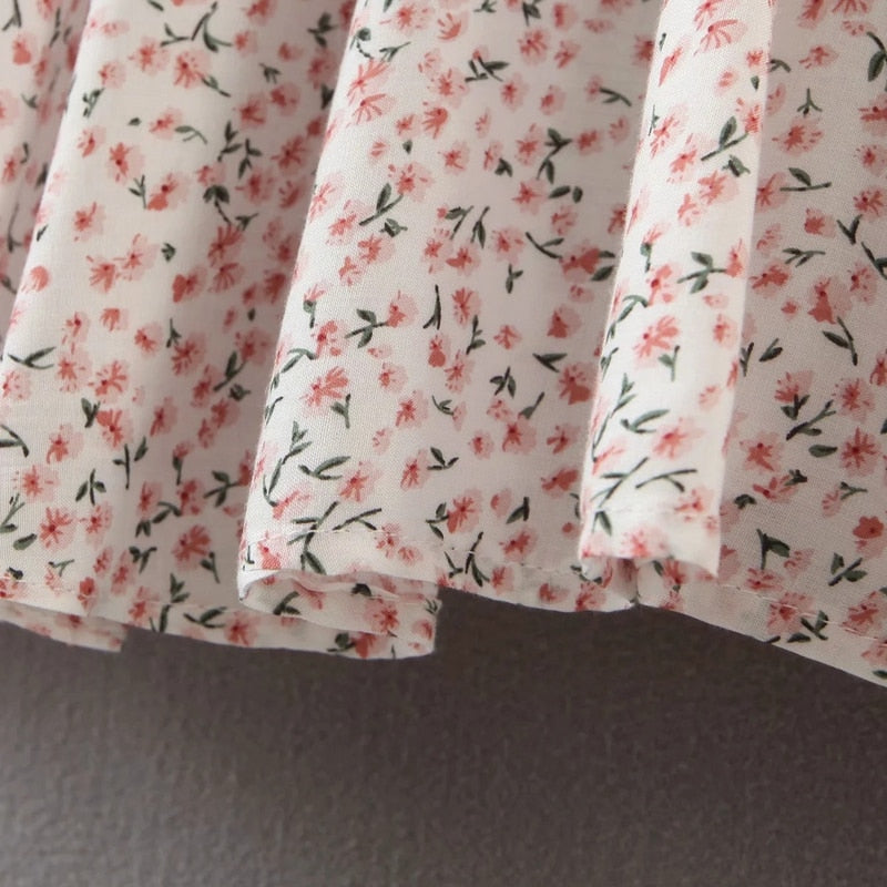 "ONLY" A-line High Waist Floral Print skirt