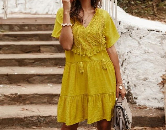 "KOKO" Vintage Summer Mini Dress