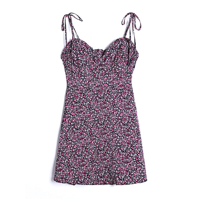 "Young" Floral Print Dress