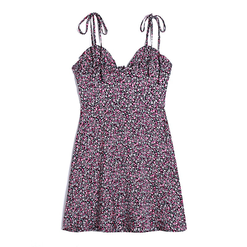 "Young" Floral Print Dress