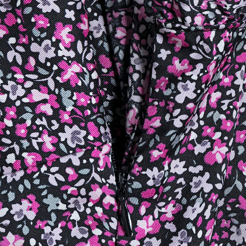 "Young" Floral Print Dress