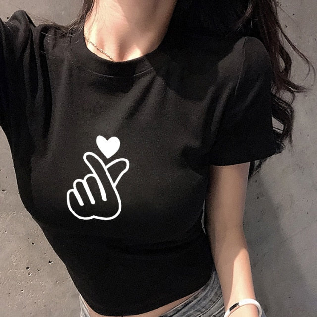 "Finger Hearted" T-shirt S