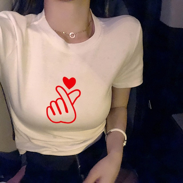 "Finger Hearted" T-shirt S