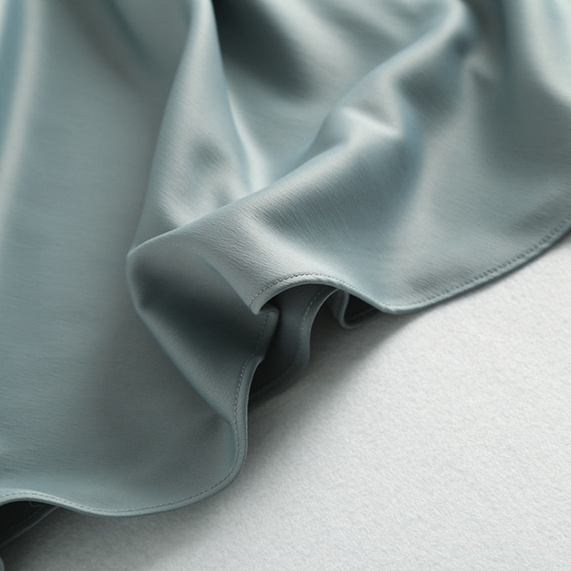 "Kami" High Waist Satin Skirt