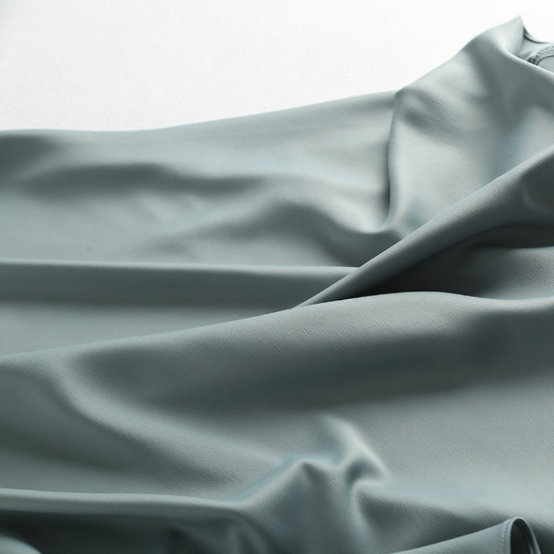 "Kami" High Waist Satin Skirt