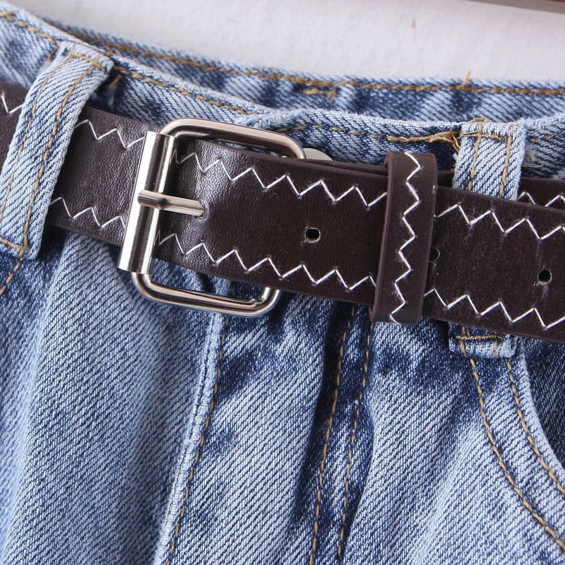 High Waist Loose Denim Jeans