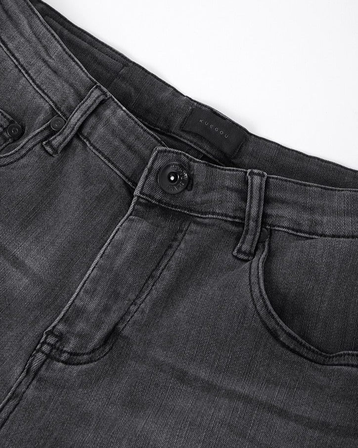 "HIKE" Cotton Short Jeans