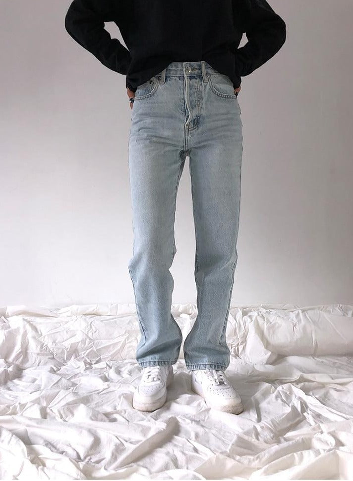 High Waist Loose Jeans