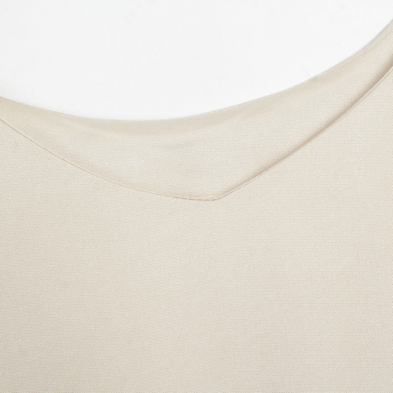 "KIKA" Satin Dresses V-Neck