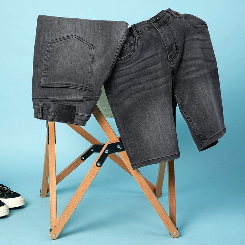 "HIKE" Cotton Short Jeans