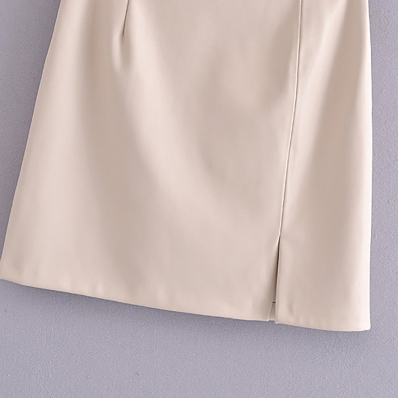 "LOLA" Faux Leather Skirt