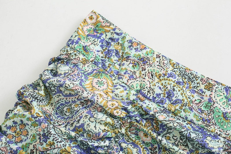 "LILI" Floral Mini Skirt