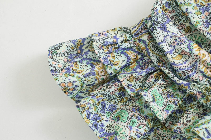 "LILI" Floral Mini Skirt