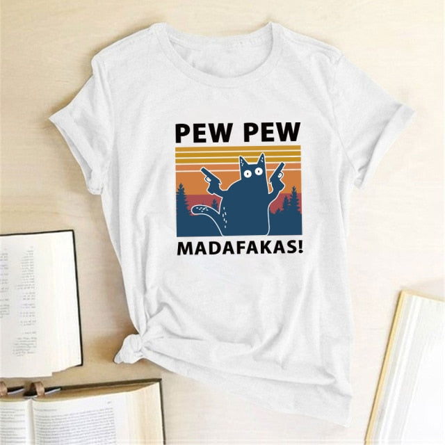 "Pew Pew" T-shirts