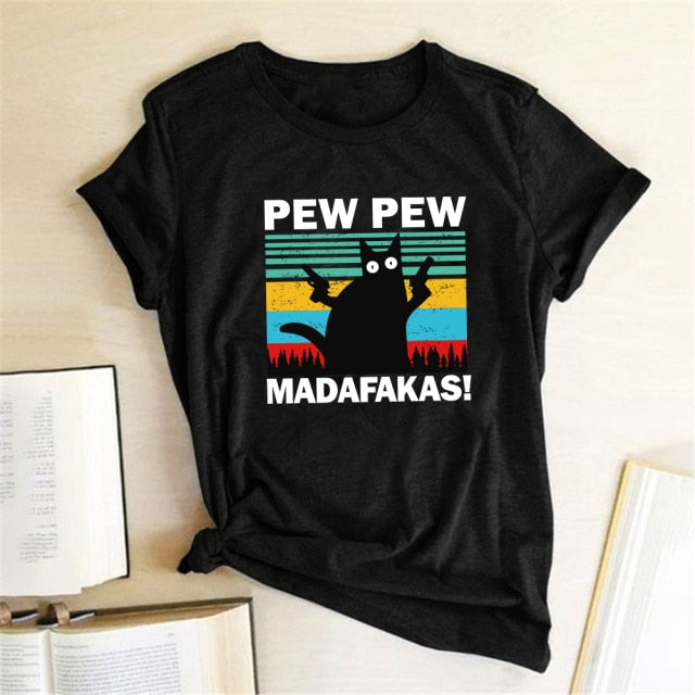 "Pew Pew" T-shirts