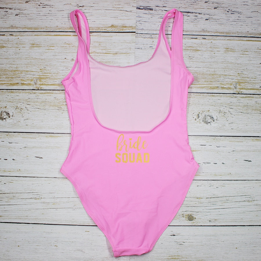 Bachelorette Party One Piece Swimsuit
