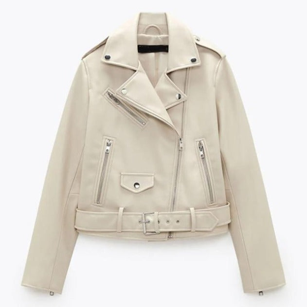 "Chic" Leather Coat