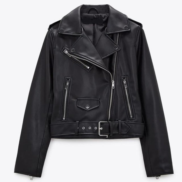 "Chic" Leather Coat