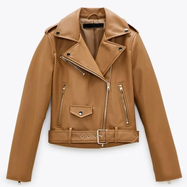 "Chic" Leather Coat