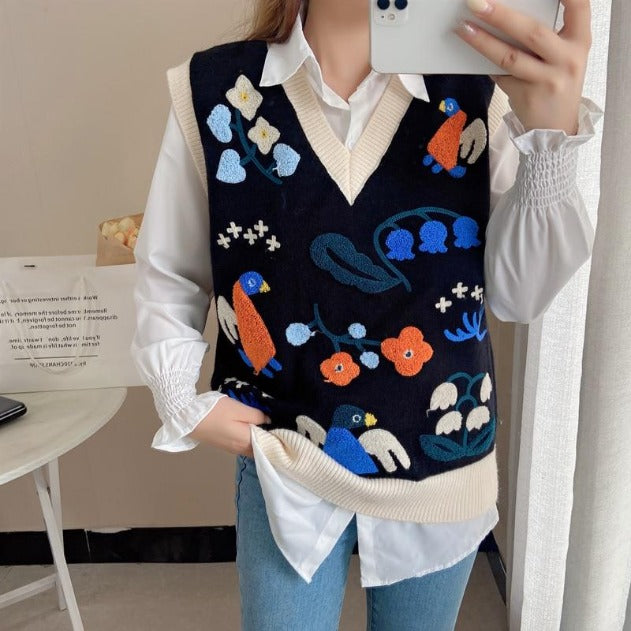 "Rosie" Sleeveless Vest