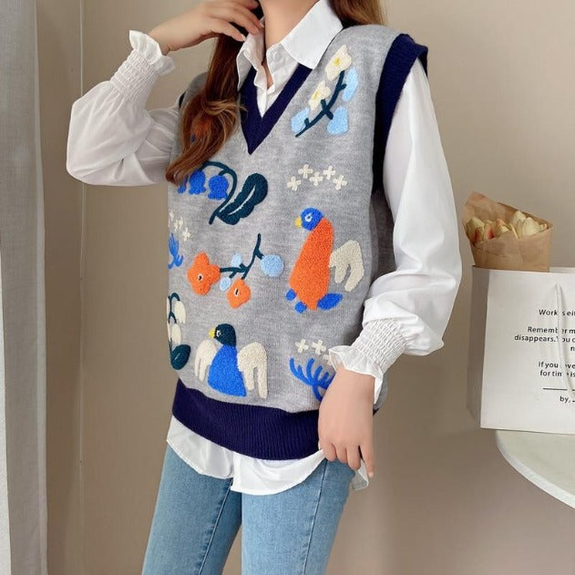 "Rosie" Sleeveless Vest