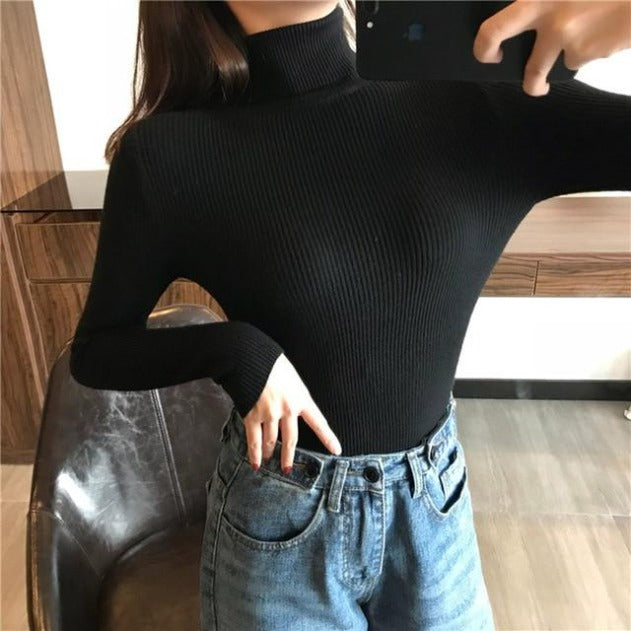 "Poppy" Turtleneck Sweater