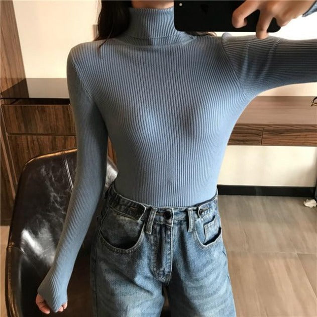 "Poppy" Turtleneck Sweater